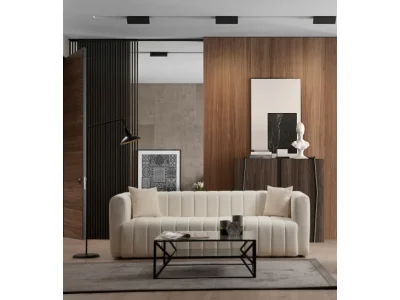 Detail produktu Trojmiestna pohovka Royal 225 cm boucle krémová