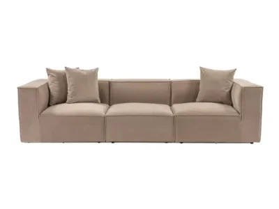 Trojmiestna pohovka Sora 325 cm cappucino