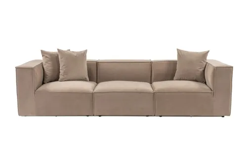 Trojmiestna pohovka Sora 325 cm cappucino