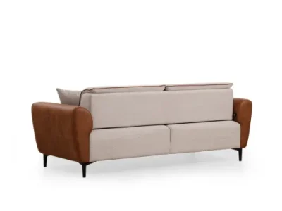 Detail produktu Trojmiestna rozkladacia pohovka Aren 215 cm béžová/škoricová