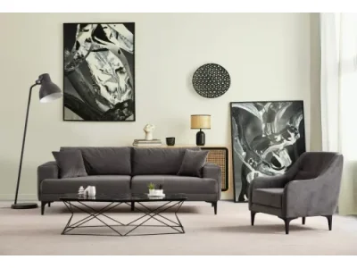 Detail produktu Trojmiestna rozkladacia pohovka Astana 234 cm antracit