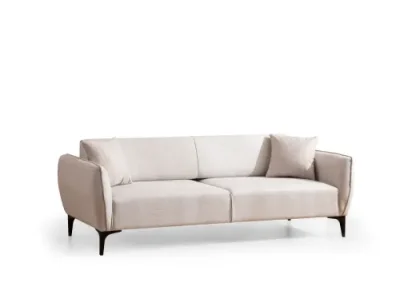 Trojmiestna rozkladacia pohovka Belissimo 220 cm biela