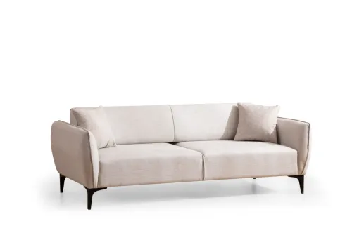 Trojmiestna rozkladacia pohovka Belissimo 220 cm biela