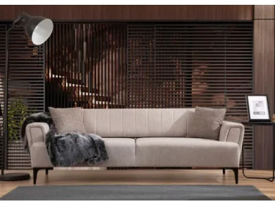 Trojmiestna rozkladacia pohovka Hamlet 230 cm béžová