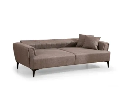 Detail produktu Trojmiestna rozkladacia pohovka Hamlet 230 cm svetlohnedá