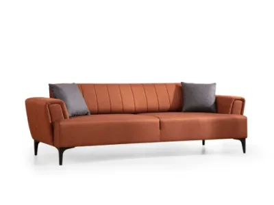 Trojmiestna rozkladacia pohovka Hamlet 230 cm tehlovo oranžová