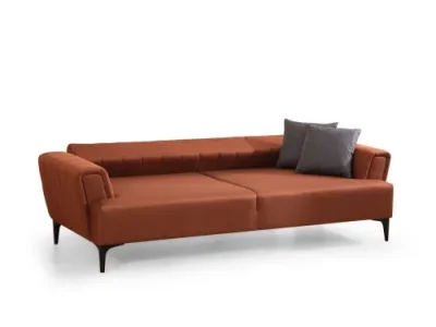 Detail produktu Trojmiestna rozkladacia pohovka Hamlet 230 cm tehlovo oranžová