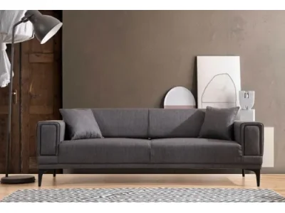 Trojmiestna rozkladacia pohovka Horizon 230 cm tmavosivá