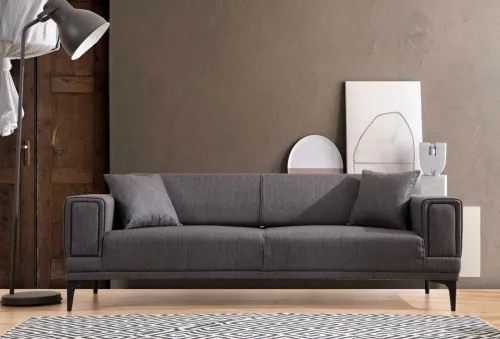 Trojmiestna rozkladacia pohovka Horizon 230 cm tmavosivá
