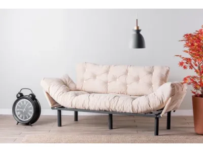 Detail produktu Trojmiestna rozkladacia pohovka Nitta 185 cm krémová