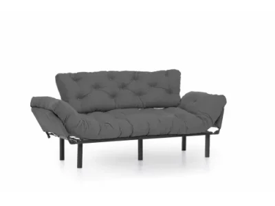 Trojmiestna rozkladacia pohovka Nitta 185 cm sivá