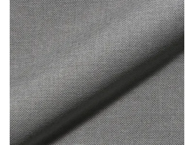 Detail produktu DELIFE Rohová pohovka Clovis sivá plochá tkanina ležadlo ľavá modulárna pohovka