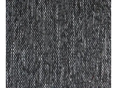 Detail produktu DELIFE Rohová pohovka Clovis biela čierna s taburetom ležadlom pravá modulárna