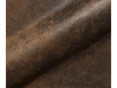 Detail produktu DELIFE Rohová pohovka Clovis hnedá vintage ležadlo ľavá modulárna pohovka