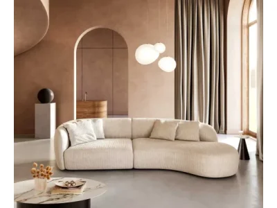 Detail produktu DELIFE Pohovka Mairi 330x160 cm manšester béžová