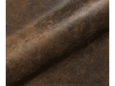 Detail produktu DELIFE Pohovka v tvare U Clovis hnedá vintage vzhľad modulárna taburet