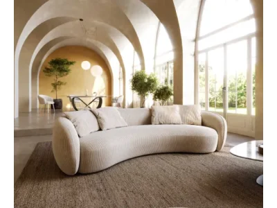 DELIFE Pohovka Larna 260x120 cm manšester béžová