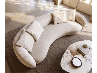 Detail produktu DELIFE Pohovka Larna 260x120 cm manšester béžová