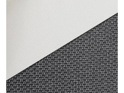 Detail produktu DELIFE Pohovka v tvare U Clovis XXL biela čierna ležadlo ľavé