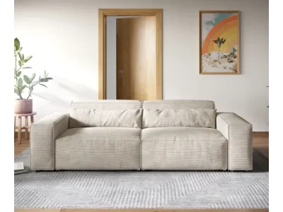 Detail produktu DELIFE Veľká pohovka Sirpio XL 270x130 cm manšester béžová
