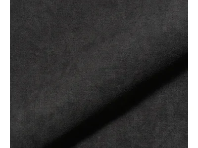 Detail produktu DELIFE Pohovka v tvare "U" Sirpio 300x210 cm mikrovlákno čierna ležadlo variabilné s taburetom