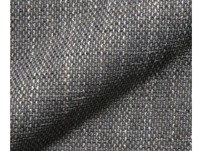 Detail produktu DELIFE Rohová pohovka Clovis svetlosivá štruktúrovaná látka opierka ležadlo ľavá modulárna pohovka