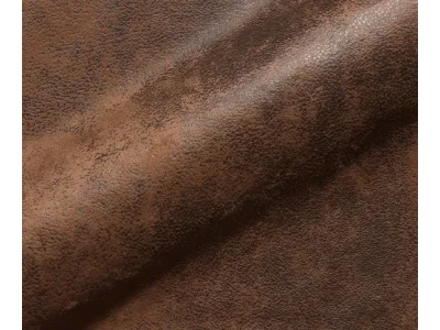 Detail produktu DELIFE Rohová pohovka Violetta 300 x 220 cm imitácia kože hnedá variabilné ležadlo