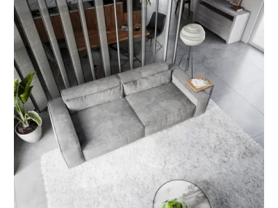 Detail produktu DELIFE Veľká pohovka Sirpio XL 270x130 cm mikrovlákno taupe