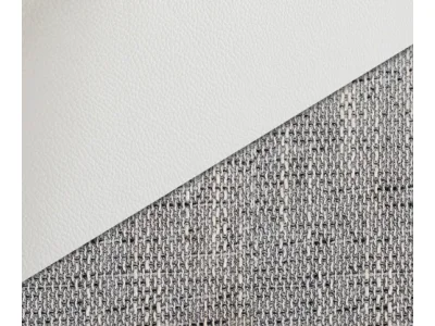 Detail produktu DELIFE Pohovka v tvare U Clovis XL biela svetlosivá modulárna pohovka taburet