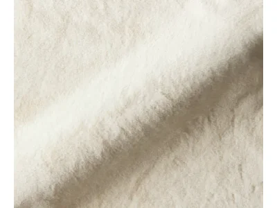 Detail produktu DELIFE Lounge kreslo Zena 75x85 cm plyšový manšester krémovo biela