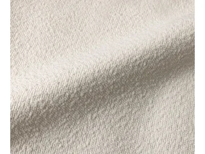 Detail produktu DELIFE Lounge kreslo Nova 88x88 cm bouclé bielo-krémová