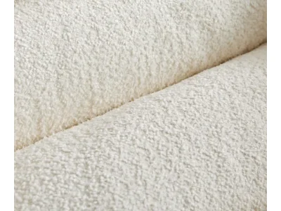 Detail produktu DELIFE Lounge kreslo Pulo 80x80 cm bouclé biela