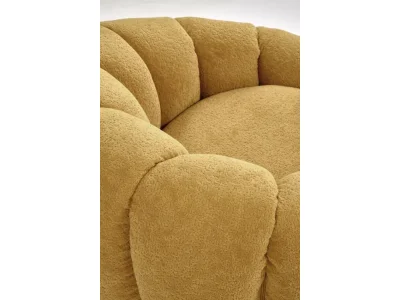 Detail produktu Čalúnené dizajnové kreslo GASPAR 2 horčicové