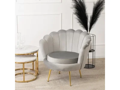 Čalúnené kreslo ANGEL sivé