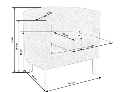 Detail produktu Čalúnené kreslo Byly sivé