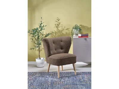 Detail produktu Čalúnené kreslo MOCCA hnedé