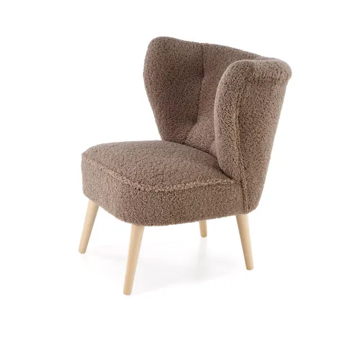 Čalúnené kreslo MOCCA hnedé