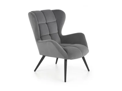 Detail produktu Čalúnené kreslo Tyrria sivé