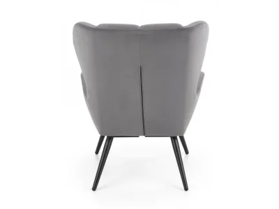 Detail produktu Čalúnené kreslo Tyrria sivé