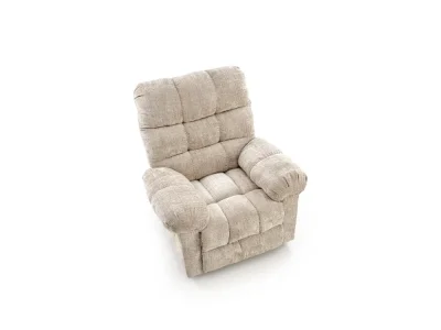 Detail produktu Čalúnené polohovacie kreslo AMORE béžové