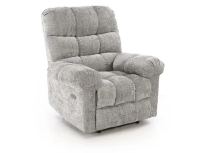 Detail produktu Čalúnené polohovacie kreslo AMORE sivé