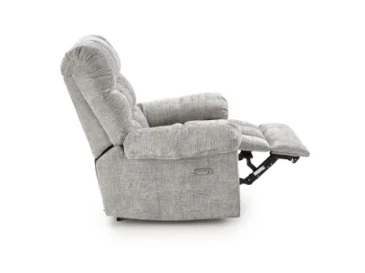 Detail produktu Čalúnené polohovacie kreslo AMORE sivé