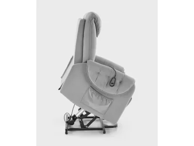 Detail produktu Čalúnené polohovateľné kreslo HORTON sivé