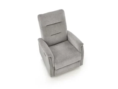 Čalúnené polohovateľné kreslo JAMAL sivé