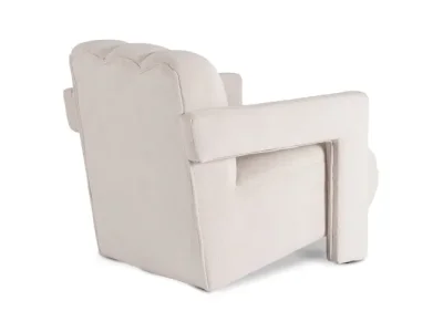 Detail produktu Dizajnové kreslo Bender krémové