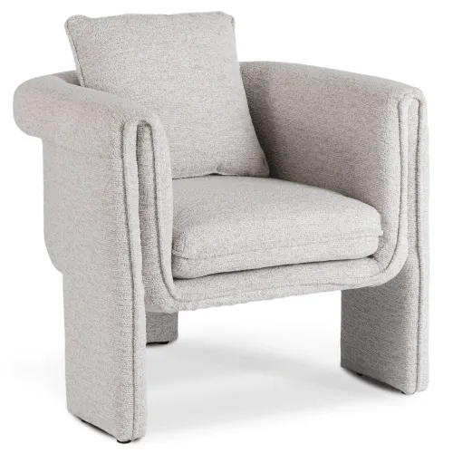 Dizajnové kreslo Gala sivé