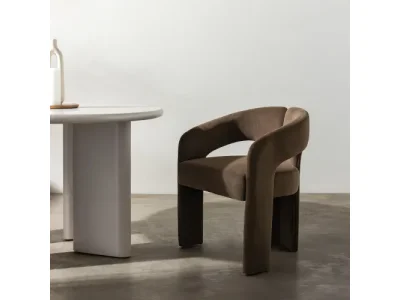 Dizajnové kreslo Castelo moka