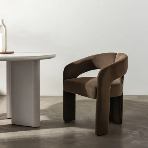 Dizajnové kreslo Castelo moka