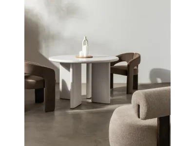 Detail produktu Dizajnové kreslo Castelo moka