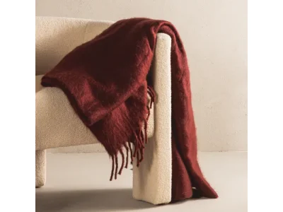 Detail produktu Dizajnové kreslo Lorraine bouclé béžové